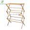 Bamboo Wooden Foldable Clothes Rack Shelf Heavy Duty Expandable Cloth Drying Rack Towel Rack Stand