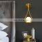 New Listed Decoration Bronze Milky White Indoor Metal Glass Living Room Bedroom Modern LED Wall Lamp