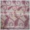 Purple Embroidered Organza Fabric