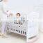 Multifunction New Zealand Pine Wooden Baby Cradle Crib Bed