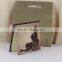 Fashionable Handmade Luxury Wooden Padded Wedding Invitation Cards