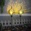 Solar Flame Light Metal LED Garden Light Sun Moon LED Torch Light Flame Solar Lawn Decorative Lamp