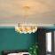 Maple Leaf Art Glass Chandelier Modern Hotel Lobby Luxury LED Indoor Bedroom Pendant Light