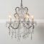 European chandelier living room crystal lamp modern minimalist bedroom lamp creative home dining room villa pendant lamp