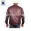 2021 Exclusive Range Hot Selling Zipper Closure Type Genuine Leather Jacket for Men
