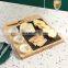 Hot Sale High Quality Organic Natural Kitchen Square Shape Charcuterie Bamboo Cheese Board