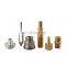 OEM copper gear shaft splined shaft arrows shaft cnc machining part