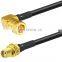 Right Angle SMB Female Crimp For RG316 RG174 Cable Coaxial Connector
