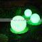 Elegant Spinner white or RGB color changing LED emitting light Solar hanging decorative Acrylic Sphere Ball lights for outdoor