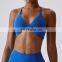 Nylon and spandex active sport bra running quick dry yoga women gym sport bras for girls fitness soft sports crop bra