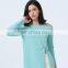2023 New Fashion Blank Solid Color Long Sleeve Sport Gym Yoga Top Women Workout Running Activewear Pullover Built In Bra T Shirt