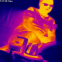 Thermal imaging camera for temperature measurement, fire alarm, pan tilt camera for forest/warehouse fire prevention