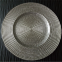 Glass Glass Charge Plate For Wedding Party Dining Table Use
