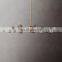 Factory Price Adjustable Light Brass Pendant BOULE DE CRISTAL CLEAR GLASS ROUND CHANDELIER 36