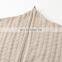 Vintage Women's Chevron Knitted Sweater Single Breasted Cashmere Cardigan with V-Neck Casual Style for Autumn Season
