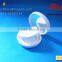 Round white air cushion empty compact powder case, two layers cosmetic compact powder box/container for solid perfume