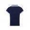 Spring new style women's casual color-matching short-sleeved simple ribbed T-shirt with round collar and reversible design