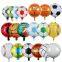 Wholesale Custom Baseball Trophy Football Shaped Foil Helium Balloon Party Decoration Supplies Sports Theme Foil Balloons