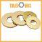 M8 M10 M12 GB97 DIN125 Solid Brass Copper Flat Washer Plain Gasket Pad