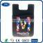 Customized size and logo siilcone 3M sticky business card holder