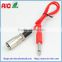 3 Pin XLR cannon connector tpye female jack to 6.35mm mono male plug microphone Audio & Video extension cable