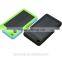 manufacturer customized 8000mah mobile solar charger/ solar power bank For Mobile Phone