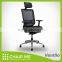 Black Backrest, Black Mesh, Black Seat Office Mesh Chair with Aluminum Adjustable Armrest and 3D Headrest Aluminum Base