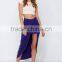 Viscose knit Wrap Super soft jersey Maxi Skirt