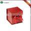 custom design paper folding gift box with ribbon closure