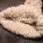 Custom style blank color women puffball crochet knit winter hat