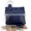 Beautiful Popular Custom Black Leather Squeeze Coin Pouch