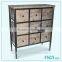 New Design Tall Storage Antique Fir Wood Side Cabinet