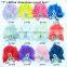 Wholesale handmade 3" chiffon fabric rhinestones with pearls bow,chiffon pealrs flower brooches hair bow