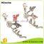 Promotional China Factory Metal Custom Cut Out Keychain