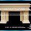 Artificial fireplace mantel