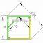 Aluminum Profile for LED Lighting, aluminum corner LED profile, SML-ALP005