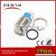 19mm stainless steel waterproof latching 3vdc white LED lighting pushbutton switch