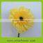 Natural best selling real touch preserved flower head with gerbera