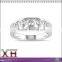 Sterling Silver Cubic Zirconia Wedding Band Ring