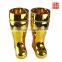 Gold plating foot beer glass customized size Dubai star hotel glassware supplier popular model
