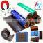 wholesale rubber magnet roll flexible magnet roll with white/black/colourful PVC