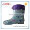 summer cute non-slip high quality boy PVC rain boot with collar