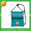 two zipper pockets travel neck wallet