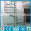 China factory indoor space-saved glass spiral staircase prices                        
                                                Quality Choice