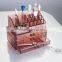 Clear Plastic girls nail cosmetic pencill brunsh organizer sets
