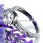 Crystal Wedding Ring 18K Silver Ring
