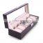 High class velvet insert wrist watch storage box with cushion