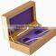 wrapped by PU velvet insert coin collection box