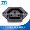 Ear style outlet screwed socket