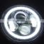 Latest design 7 inch Headlight Round 12V 24V high low beam H4 Motorcycle led headlight for Jeep Wrangler